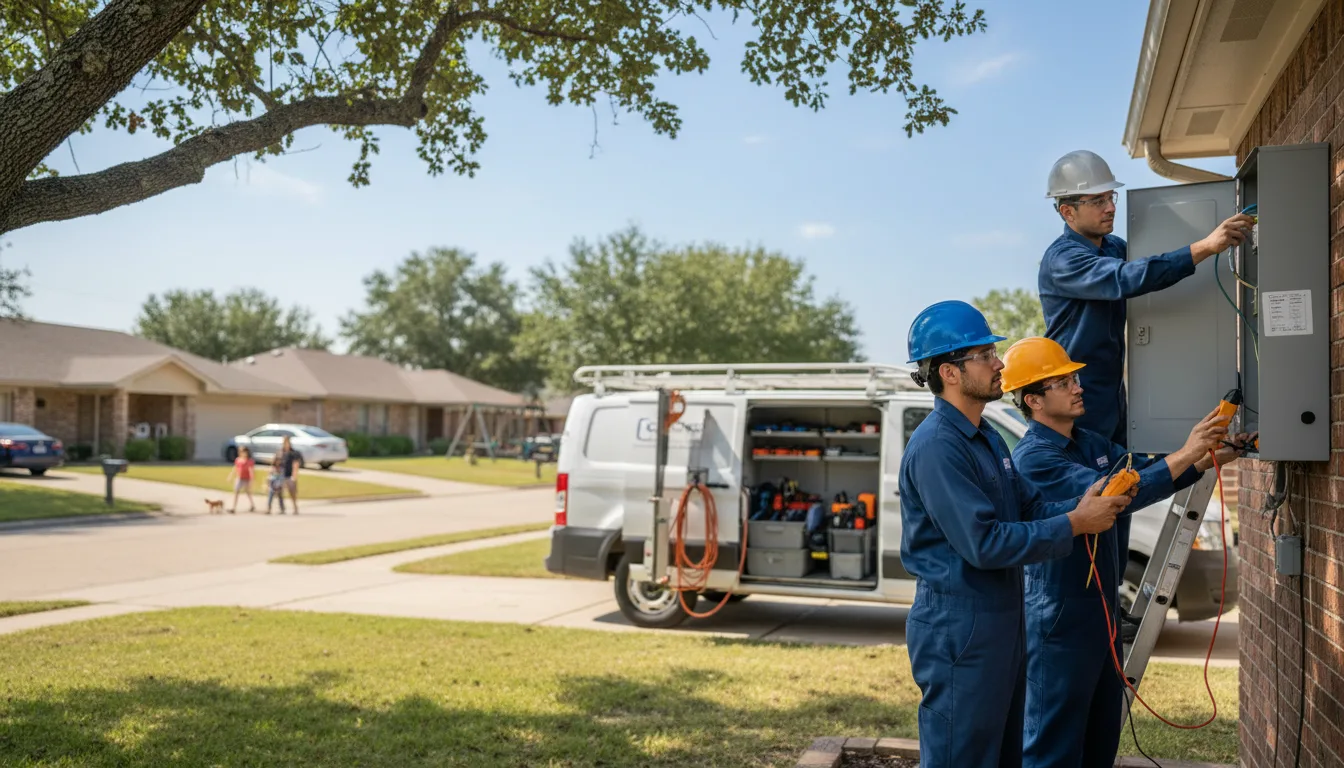 Certified electrician providing emergency electrical services in Philpot, KY